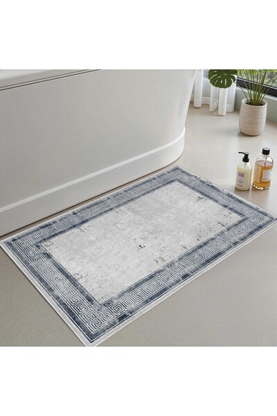 Monnhein Bath Mat, Soft Bathroom Rug, Non-Slip Dot Backing, Washable - 60X100