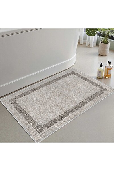 Monnhein Bath Mat, Soft Bathroom Rug, Non-Slip Dot Backing, Washable - 60X100