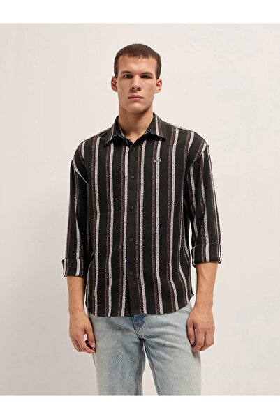 The Bear House Men's long Sleeve Shirt, breathable, soft comfort Fabric