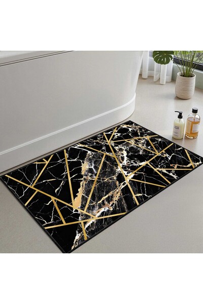 Monnhein Bath Mat, Soft Bathroom Rug, Non-Slip Dot Backing, Washable - 60X100