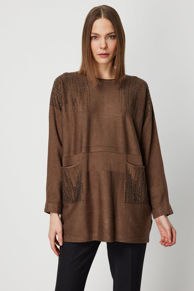 ON Stone Embroidered Pocket Sweater 26Kon60304