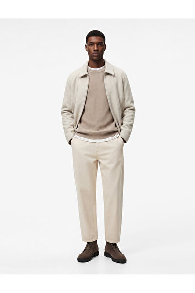 Koton Jachetă cu buzunare cu închidere cu fermoar, cu guler cămașă, cu potriv...