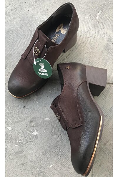 Venüs 2512706K Women's Genuine Leather Heeled Classic Boots