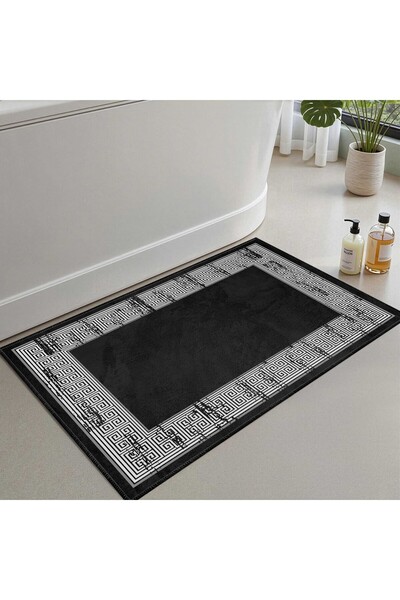 Monnhein Bath Mat, Soft Bathroom Rug, Non-Slip Dot Backing, Washable - 60X100