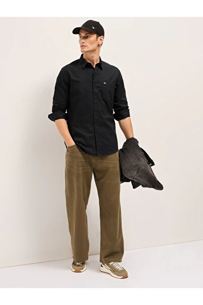 The Bear House Men's long Sleeve Shirt, breathable, soft comfort Fabric