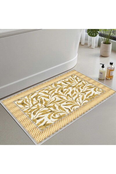 Monnhein Bath Mat, Soft Bathroom Rug, Non-Slip Dot Backing, Washable - 60X100