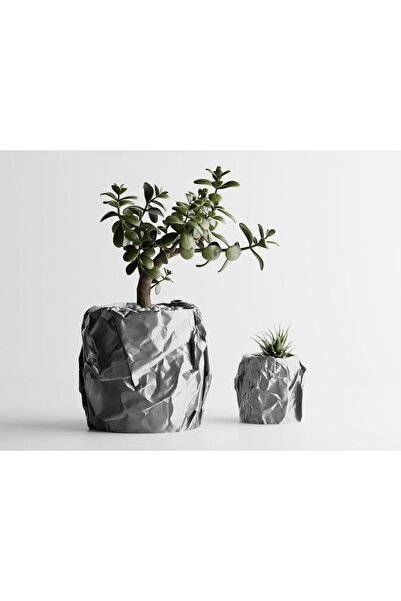 Sani Decorative pot Sani, Miami, small 114 x 114 x 107 mm, Silver