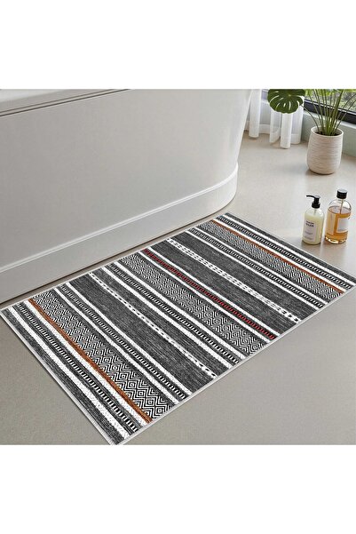 Monnhein Bath Mat, Soft Bathroom Rug, Non-Slip Dot Backing, Washable - 60X100