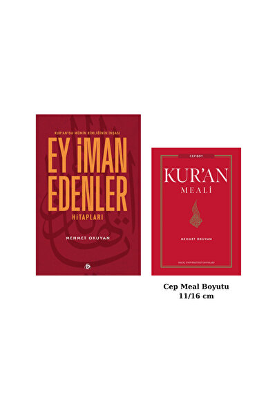 Düşün Yayıncılık Mehmet Okuyan Cep Boy Kuran Meali Ey İman Edenler İkili Set