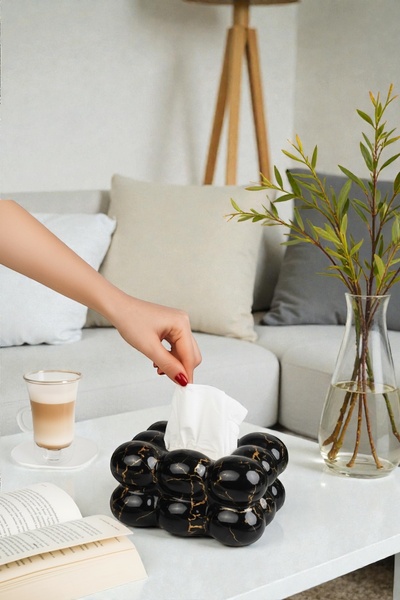 LALEZEN HOME Ceramic Decorative Napkin Holder - Pinterest Model Napkin Holder