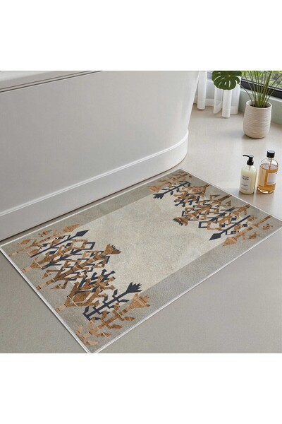 Monnhein Bath Mat, Soft Bathroom Rug, Non-Slip Dot Backing, Washable - 60X100