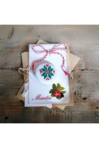 Magicraft2025 Mărțișor brodat manual