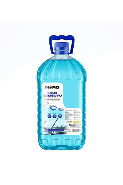 Nord Donmaya Dayanıklı Kışlık Cam Suyu -30°C 2.5 L | Net ve Güvenli Görüş