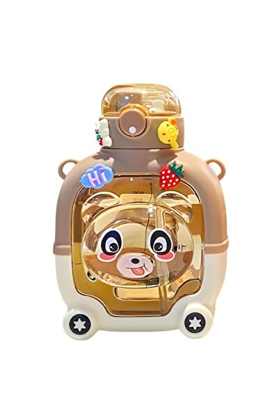 Optim Solution Παιδικό Μπουκάλι με Καλαμάκι 1L