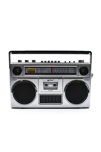 whitetech Nostalji Müzik Seti:Şarjlı Kasetçalar, Fm Radyo, Bluetooth Hoparlör...