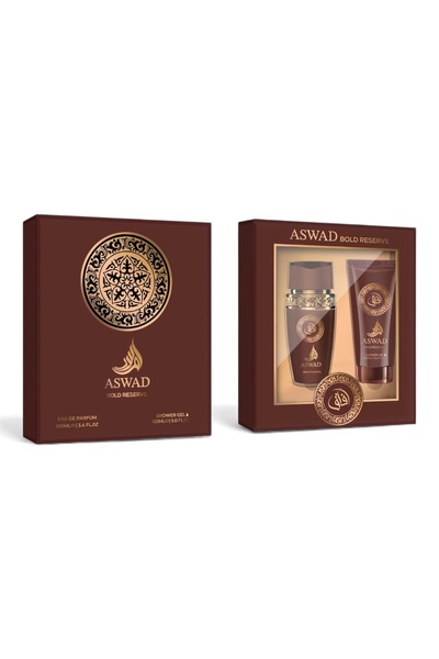Aswad Bold Reserve Gift Set – Oriental Perfume 100 ml + Shower Gel 150 ml