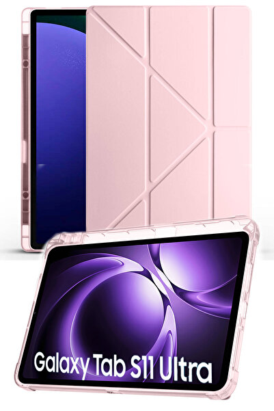 Nezih Case Samsung Galaxy S11 Ultra X930 Uyumlu Akıllı Kapak Kalem Bölmeli Ta...