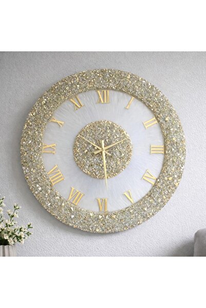 Sultan Tasarım 40cm Epoxy Design Stylish Wall Clock, Modern and Stylish Decor...