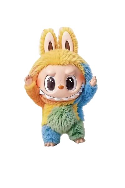 Sale4u Jucărie de pluș Labubu Curcubeu 18 cm – Generația 4
