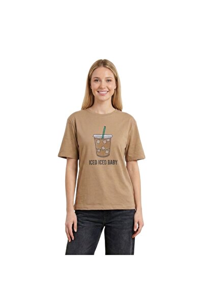 Enfield & Co. Iced Print Enfield&Co Women's T-Shirt Iced Camel