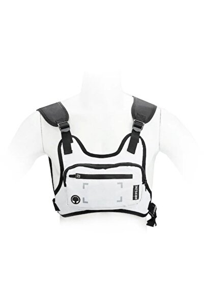 Optim Solution Sport Waist Bag for Running or Hiking - White
