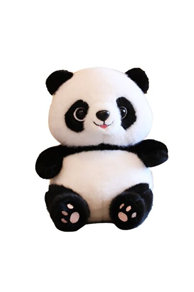KYNETİC Kynetic® Panda de pluș, 25 cm, jucărie de pluș, alb/negru