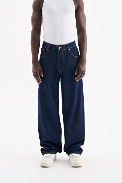 Machinist Men's Relaxed Baggy Jeans Navy Blue