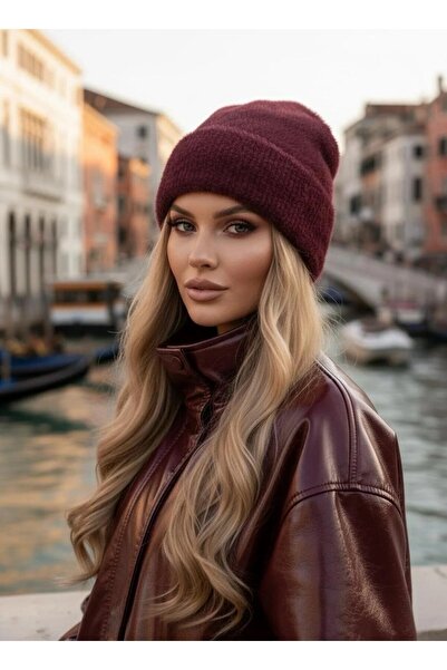 awix Women's Soft Fringed Furry Warm Winter Beanie