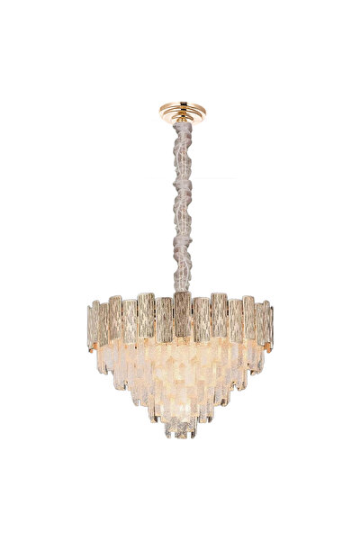 RANA AVİZE AKSESUAR Rana 6033-50 Cm Kristal Taşlı Avize
