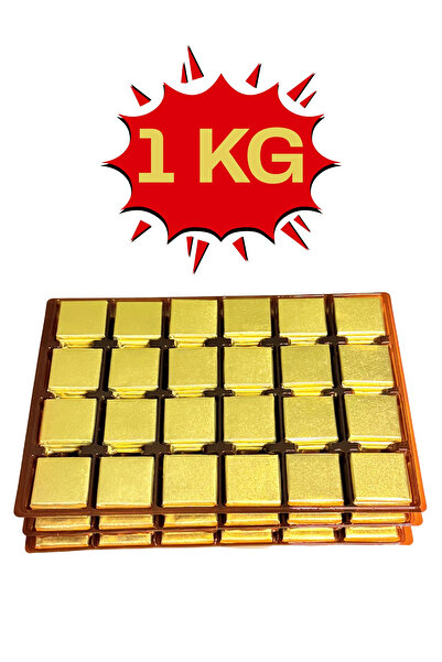 Bubi Çikolata Altın Sargılı Sütlü Madlen 1 Kg İkramlık Çikolata