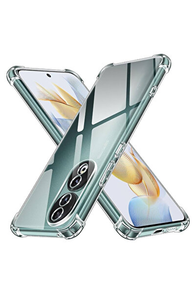 KILIFMANİA Honor 90 Kapak ile Uyumlu Kamera Korumalı Antishock Köşe Korumalı ...