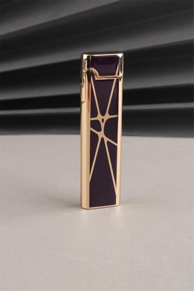 Silvio Monetti Kapaklı Özel Tasarım Metal Gazlı Çakmak SM117T0005