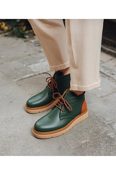 Scavia KADIN HAKİKİ DERİ KAUÇUK TABAN BOT