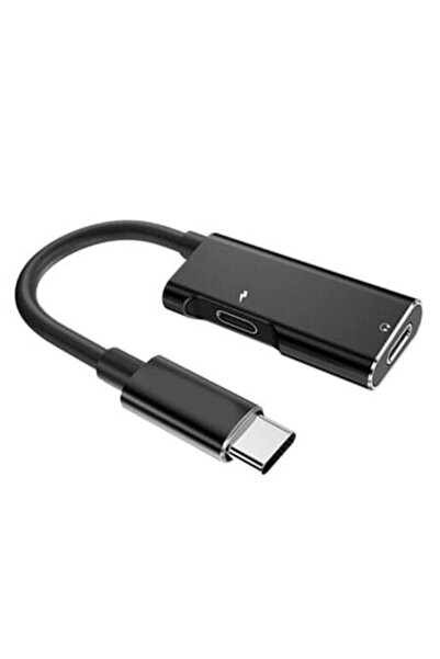 Optim Solution USB Type-C Audio Cable Adapter to 2 X Type-C, Mic and Portable...