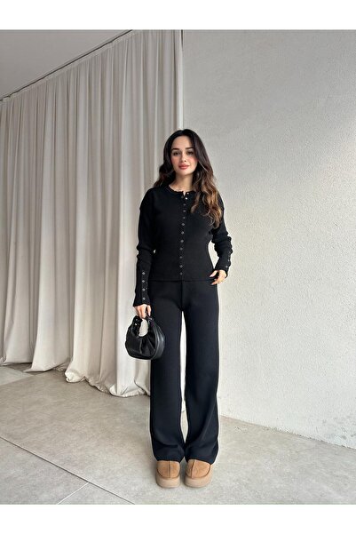 Mooi Butik ELON Команда 8763 - Чорний