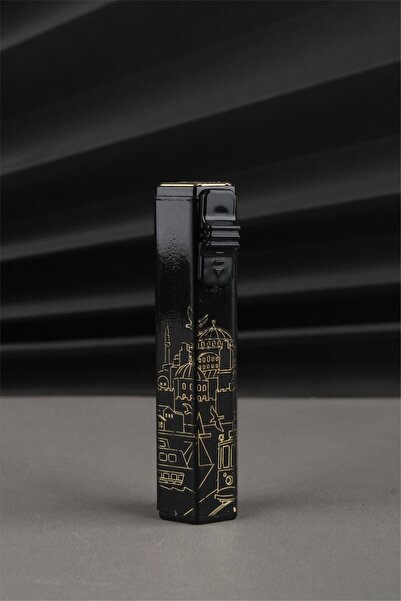 Silvio Monetti Pürmüz Jet Alevli Altıgen Gazlı Çakmak SM188PE0001