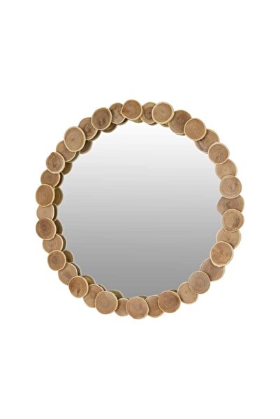 LUCEA LAPENA AHŞAP YUVARLAK AYNA 60CM
