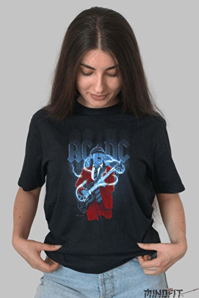 GILDAN Tricou Rock Ac Dc Thunderstruck Energy Power Dama