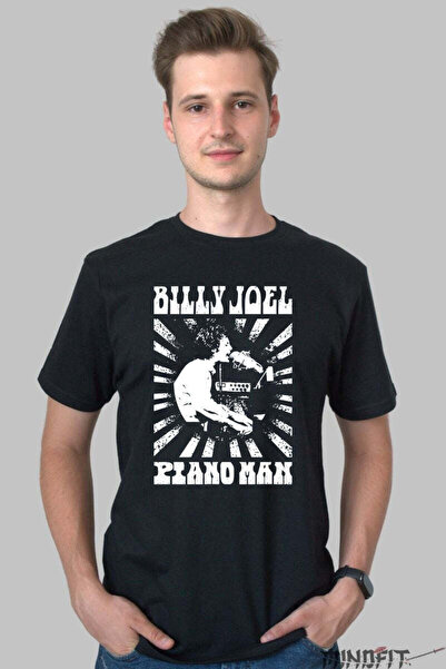 GILDAN Μπίλι Τζόελ Πιάνο Μαν Βίντατζ Ανδρικό Μπλουζάκι
