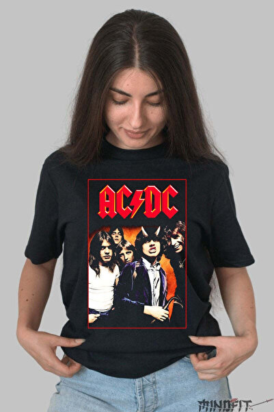 GILDAN Tricou Rock Ac Dc High Voltage Legacy Dama