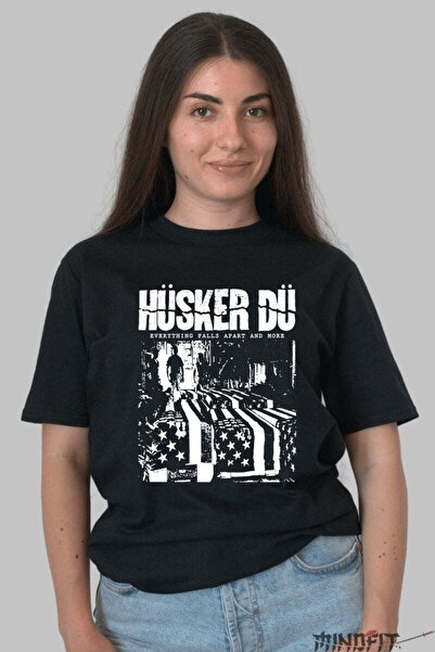 GILDAN Tricou Rock Husker Du Everything Falls Apart And More Dama