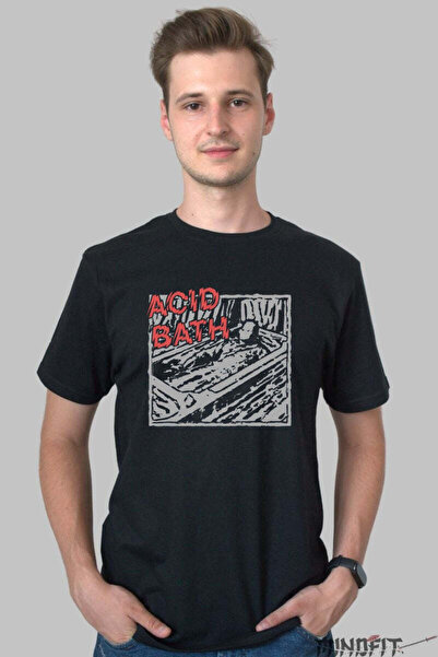GILDAN Rock Acid Bath Dark Art In Motion Men's T-Shirt