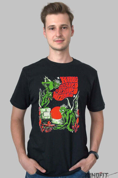 GILDAN King Gizzard Ψυχεδελικό Ηλιοβασίλεμα Ανδρικό Μπλουζάκι