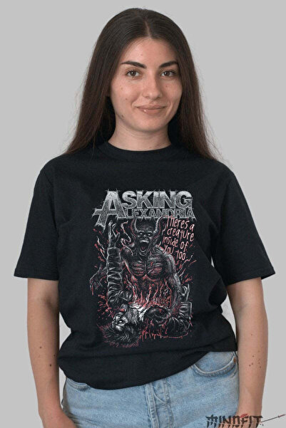 GILDAN Tricou Asking Alexandria There S A Creature Inside Dama