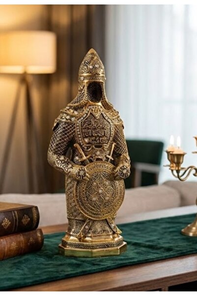 HediyeFilesi Zırhlı Cevşen Ayetli Asker Gold Biblo Sert Polyester İnce Detayl...