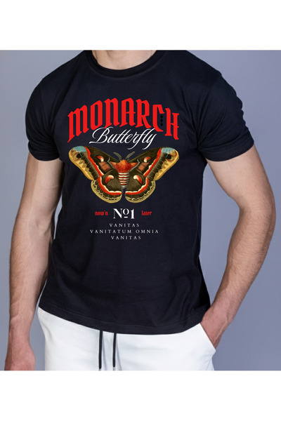 cosma Tricou bumbac, barbati, negru, Monarch