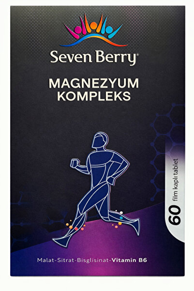 Seven Berry Magnezyum Kompleks 60 Film Kaplı Tablet