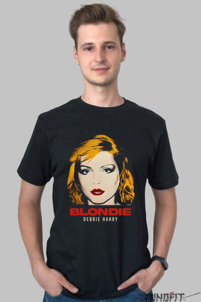GILDAN Ανδρικό Ροκ Μπλουζάκι με Πορτρέτο της Ντέμπι Χάρι (Blondie)