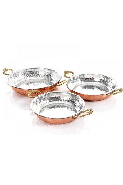 ANTEPSEPETİ 3-Piece Copper Egg Pan
