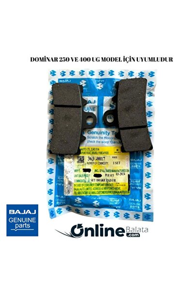 ob onlinebalata.com Bajaj Dominar 250 400 Ug Ön Fren Balatası 36JG0017 OBBJ029
